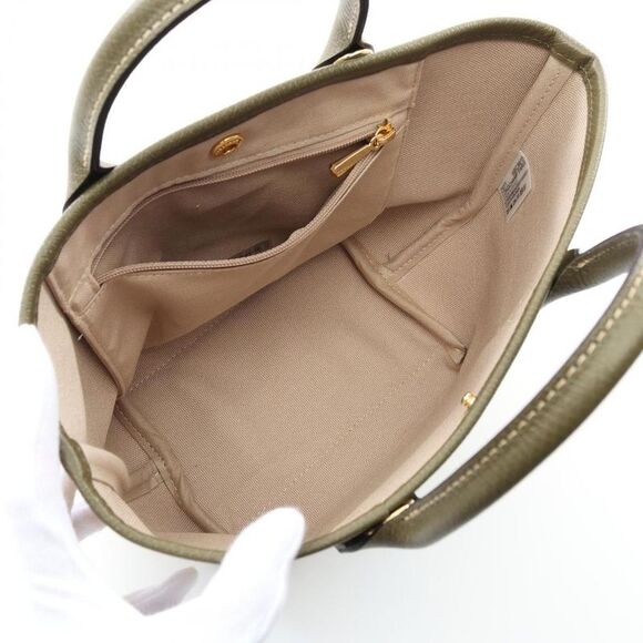 Pre Loved Longchamp Vintage Straw Tote Bag Women brown | beige Handbags - Picture 2 of 4